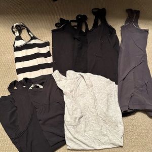 8 Lululemon crb tanks and other size 6/8
